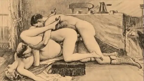 retro erotic drawings