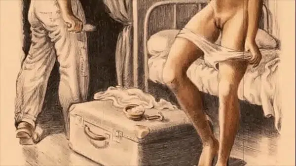 retro erotic drawings