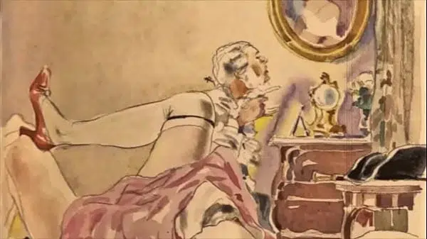 retro erotic drawings