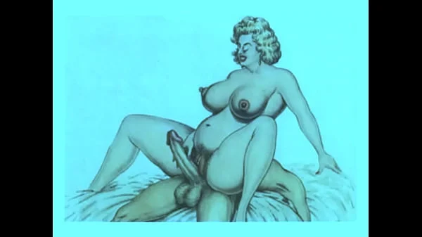 retro erotic drawings
