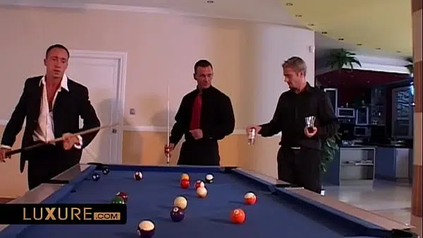 Vintage orgy and DP with a  hot blonde babe