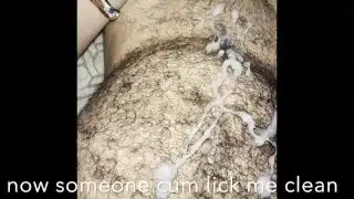 hairy guy big cock cums inside tight condom twice PLUS two bonus cumshots