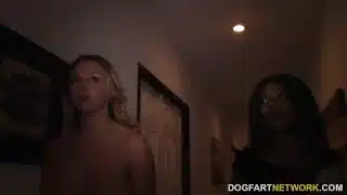 Brooke Wylde gets gangbanged in a club