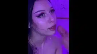 Girl with no gag reflex sloppy BJ