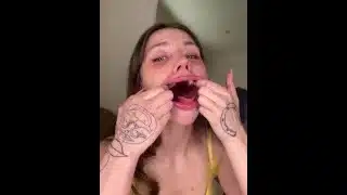 MY THROAT IS A FLESHLIGHT! Ultimate sloppy deepthroat and face fucking.