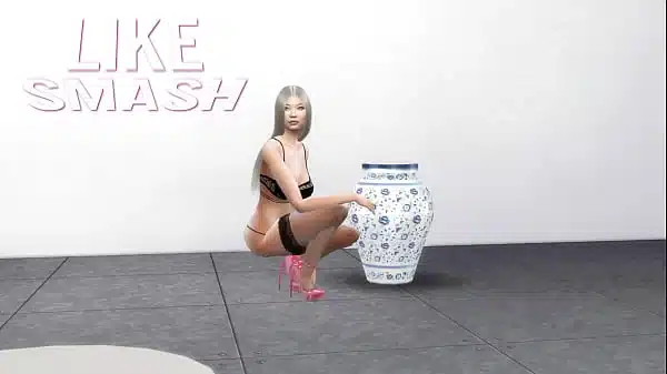 Asian girl enjoys hard cock