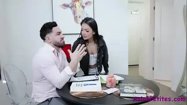 Asian Teen Craves For An Old Teacher’s Popsicle