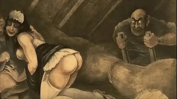 retro erotic drawings
