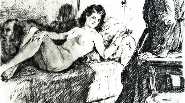 retro erotic drawings