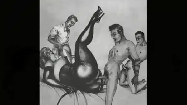 retro erotic illustration
